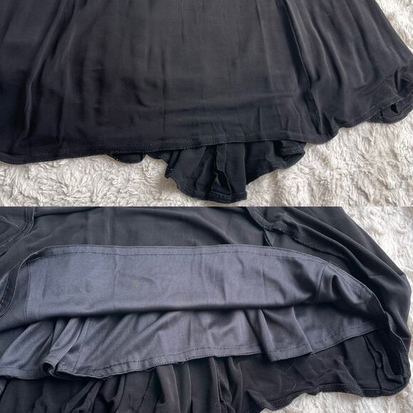 Cache Tadashi sheer illusion maxi dress vintage 90s Y2K mesh long sleeve gown S - Picture 8 of 14